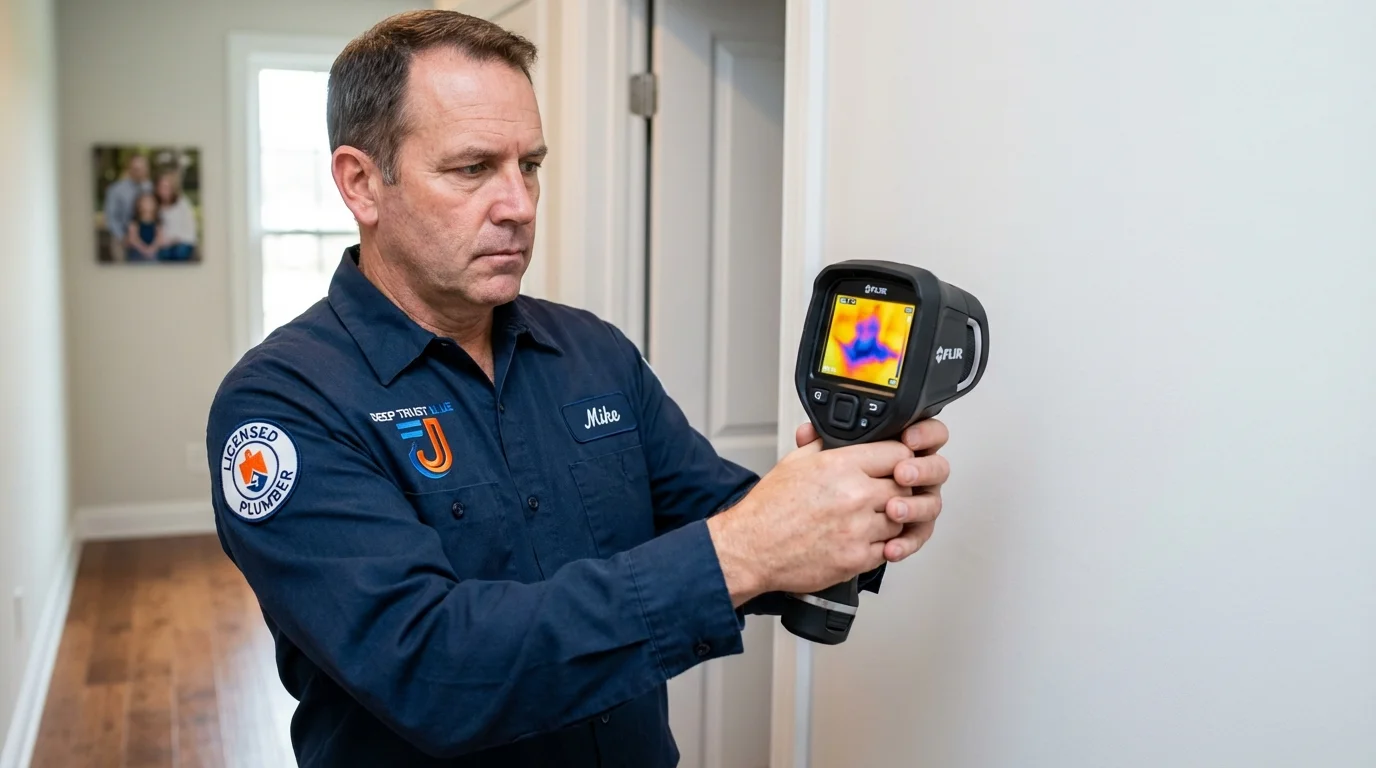 Thermal imaging leak detection by Johns Plumbing LLC in Saint Francis